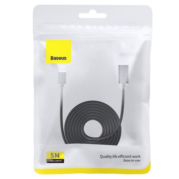 BASEUS - Baseus AirJoy Förlängning USB 3.0 Kabel 5m - Svart