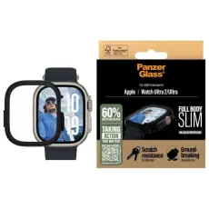 PanzerGlass - PanzerGlass Apple Watch Ultra/Ultra 2 (49mm) H&auml;rdat Glas Sk&auml;rmskydd FB