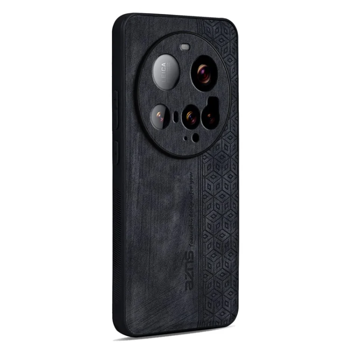 AZNS - Azns Xiaomi 15 Ultra Mobilskal Läder Shell - Svart