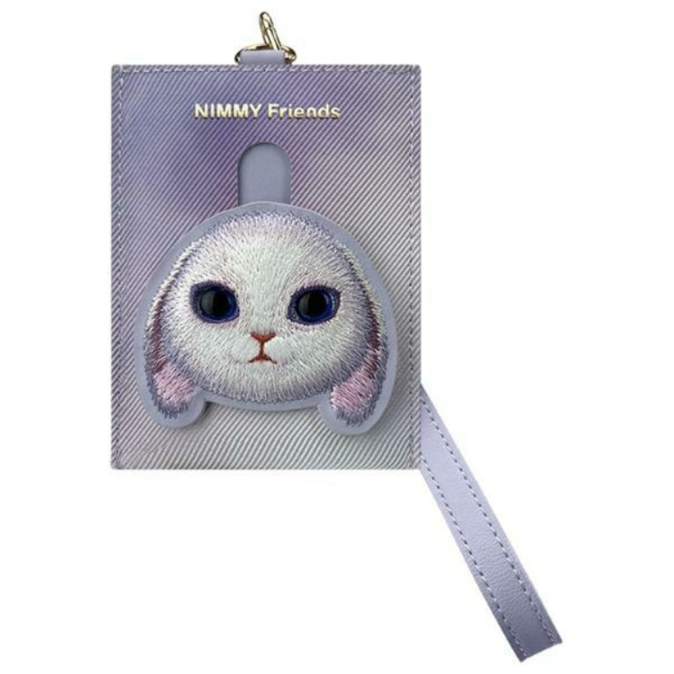 Nimmy Korthållare Big Eyed Pet 2.0 Rabbit - Lila | 2353 | AlltMobil