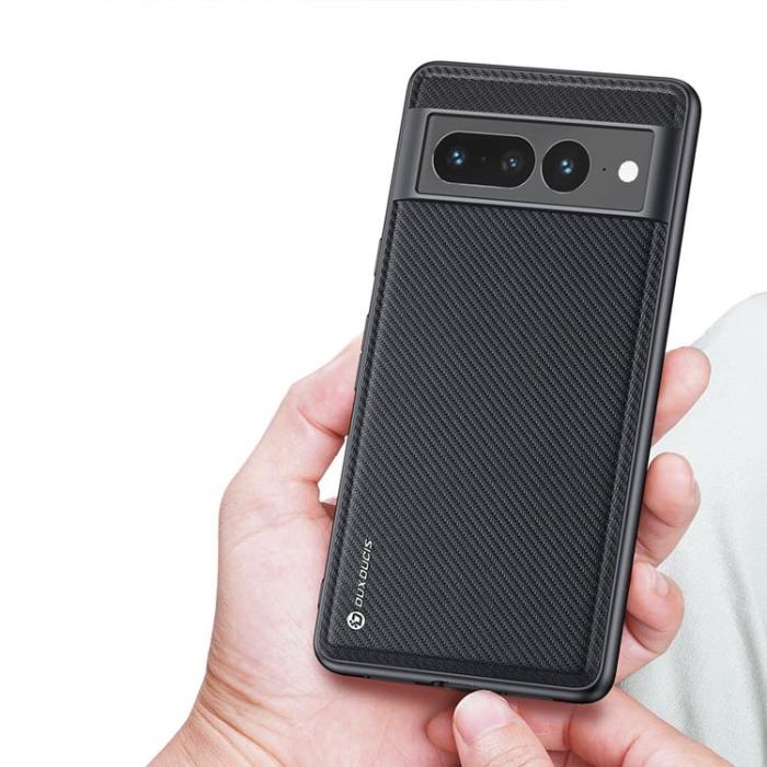 Dux Ducis - Dux Ducis Google Pixel 7 Pro Skal Fino Silicone - Svart