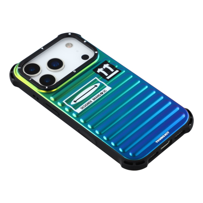 YOUNGKIT - YOUNGKIT iPhone 17 Pro Max Mobilskal Suitcase Style - Flerfärgad