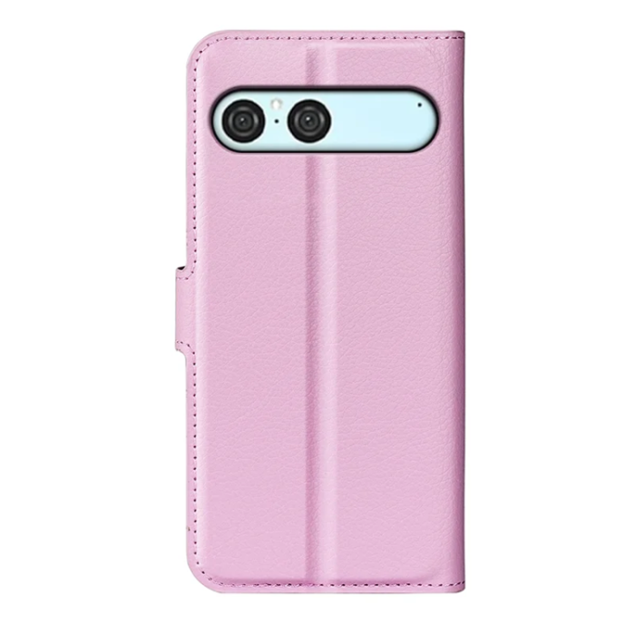 A-One Brand - Sony Xperia 10 VII Plånboksfodral Litchi Texture - Rosa
