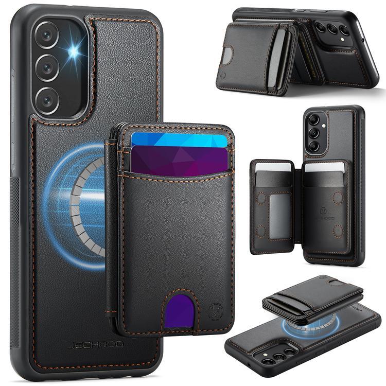 JEEHOOD Samsung Galaxy A34 5G Mobilskal KonstLäder - Svart | 2353 | AlltMobil