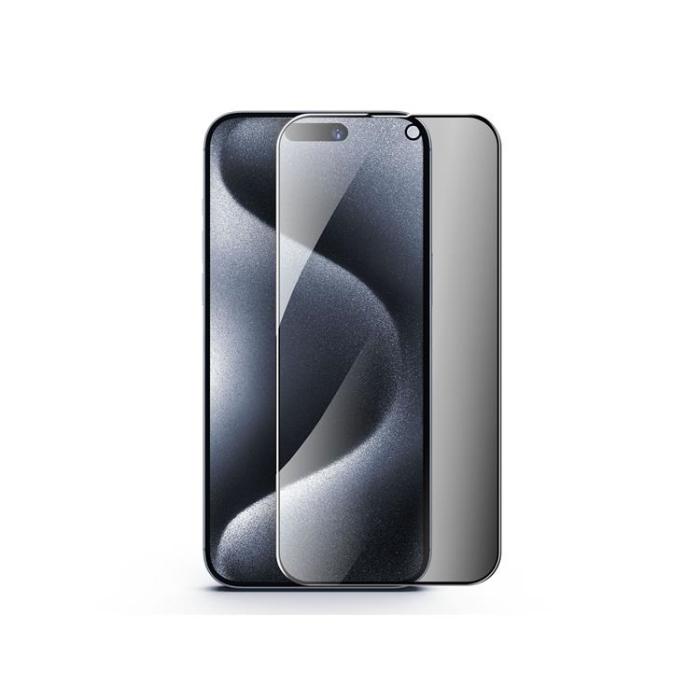 Boom of Sweden - LIVSTIDSGARANTI - BOOM iPhone 15 Pro Privacy Härdat Glas Skärmskydd 2st