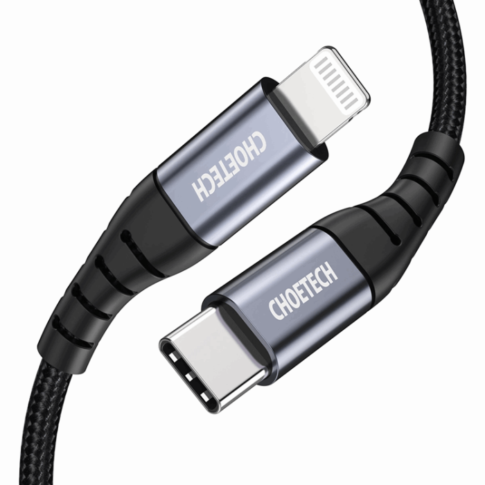 Choetech - Choetech USB-C till Lightning kabel MFi 480Mb/s 3A 2m