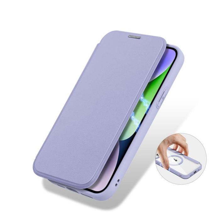 Dux Ducis - Dux Ducis iPhone 15 Plus Plånboksfodral Magsfae Skin X Pro - Lila
