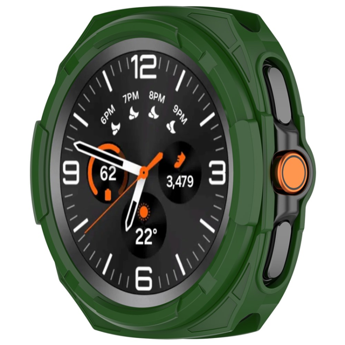 A-One Brand - Galaxy Watch 8 Classic (46mm) Skal Hollow Design - Grön
