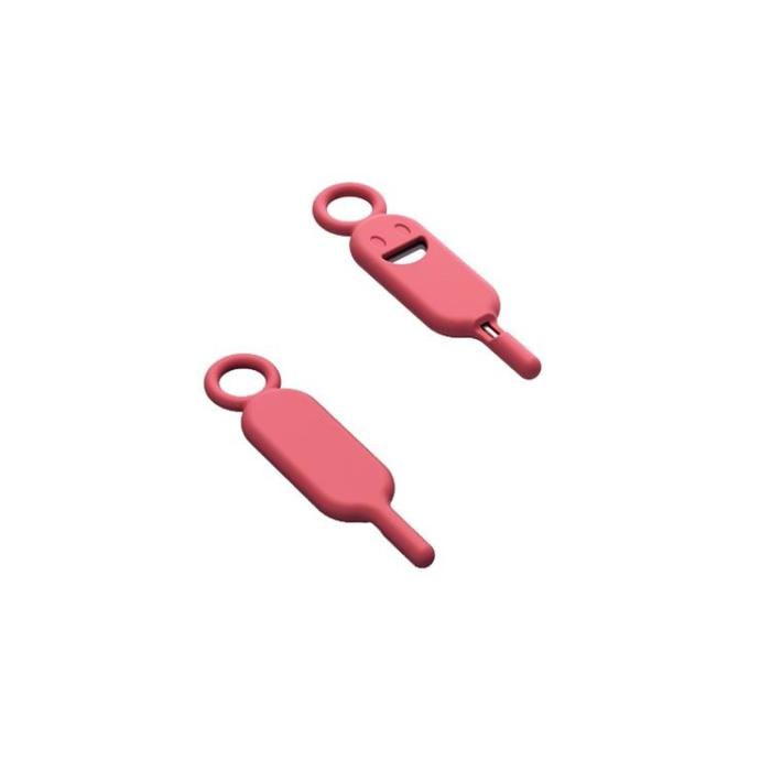 OEM - Nål för SIM-kort Nyckelring - Magenta