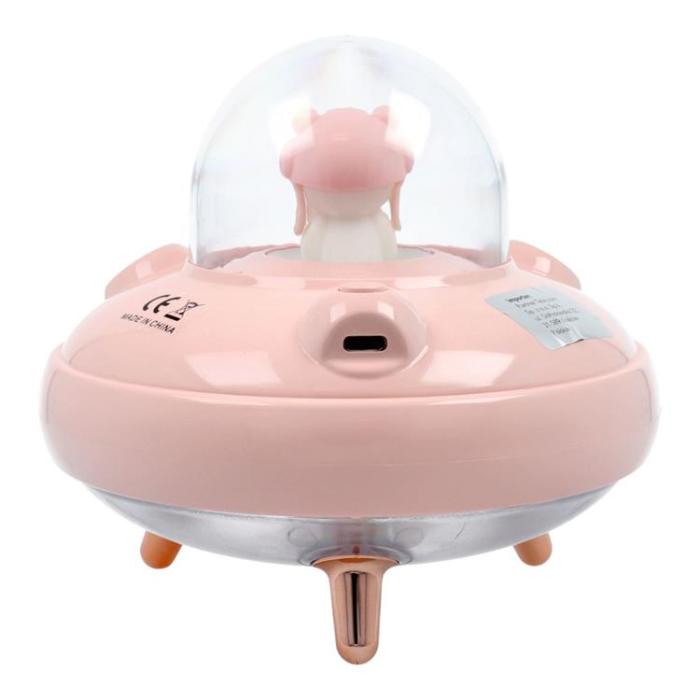 OEM - Aromaterapimaskin Luftfuktare/Diffusor UFO - Rosa