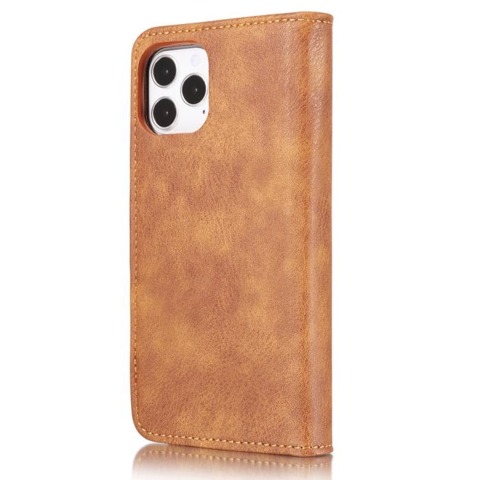 DG.MING - DG.MING Äkta Läder Plånboksfodral iPhone 13 Mini - Brun
