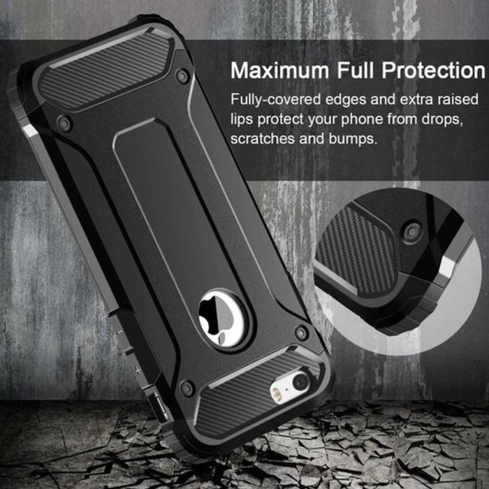 Forcell - ARMOR Skal till iPhone 8 Svart
