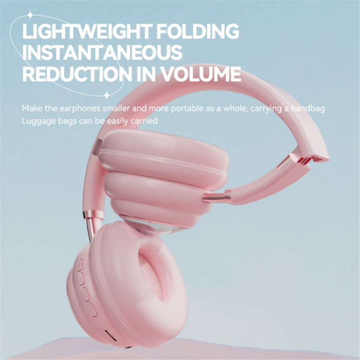 A-One Brand - Over-Ear Trådlösa Hörlurar för Barn Bluetooth Cat RGB-ljus KE-30