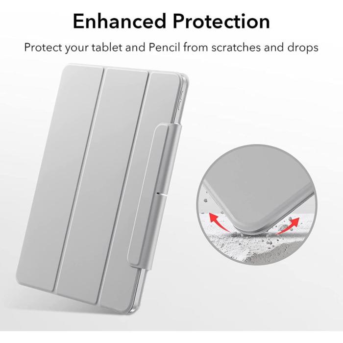 ESR - ESR iPad Pro 11 2018/2020/2021 Fodral Rebound Magnetic - Silver Grå