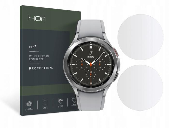UTGATT - Hofi Härdat Glas Skärmskydd Pro + Samsung Galaxy Watch 4 Classic 46mm