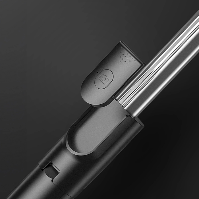 OEM - Selfiestick Teleskopstativ 1m med Telefonhållare - Svart