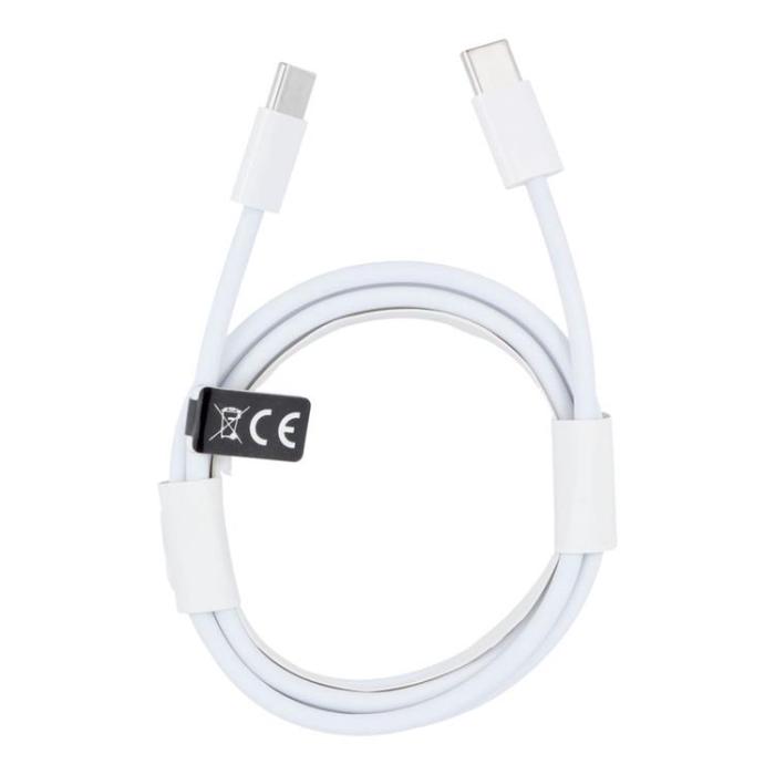 OEM - USB-C till USB-C kabel 2m 30W HD26- Vit