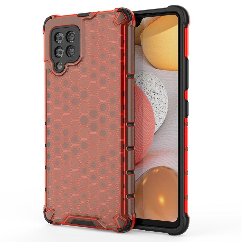 Honeycomb Armor Bumper Skal Galaxy A42 5g - Röd | 2353 | AlltMobil