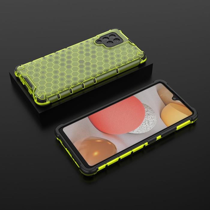 OEM - Honeycomb Armor Bumper Skal Galaxy A42 5g - Grön