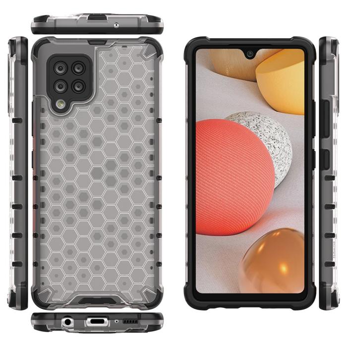 OEM - Honeycomb Armor Bumper Skal Galaxy A42 5g - Transparent
