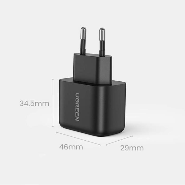 UTGATT1 - Ugreen PD Snabb Väggladdare USB-C 25W - Svart