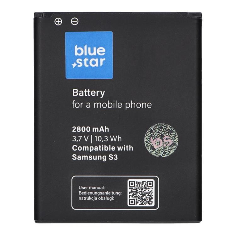 Blue Star Samsung S3 Batteri I9300 2800mAh PREMIUM | 264 | AlltMobil