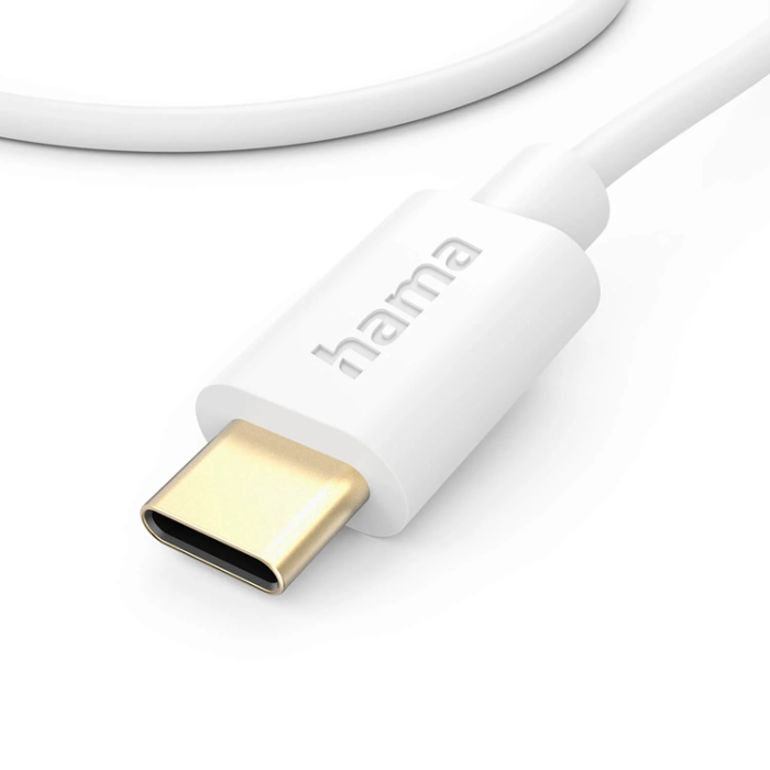 Hama - Hama USB-C Till USB-C 1m Kabel - Vit
