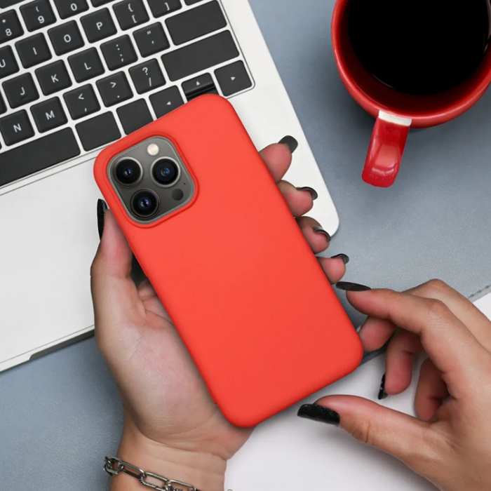 OEM - Xiaomi Redmi 14C Mobilskal Silikon - Peach
