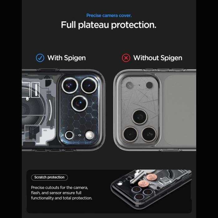 Spigen - Spigen Mobilskal För iPhone 18 Pro/17 Pro Magsafe Ultra Hybrid Zero One - Svart
