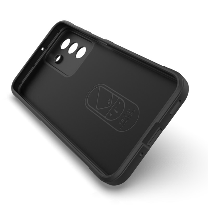 WANLONFENG - WANLONFENG Galaxy A17 Mobilskal med Härdat Glas HD - Svart