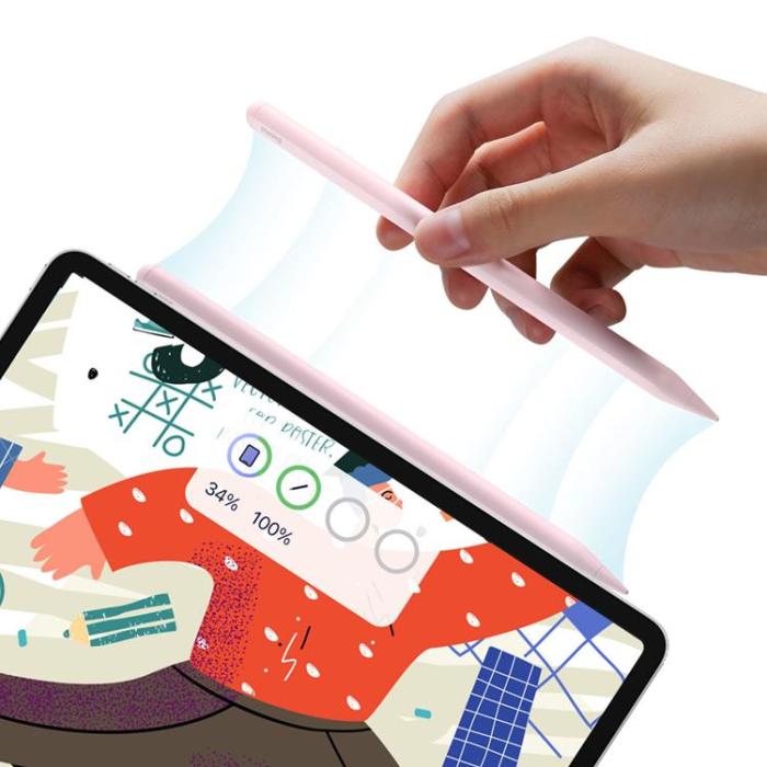 BASEUS - Baseus Smooth Active iPad Stylus Penna - Rosa