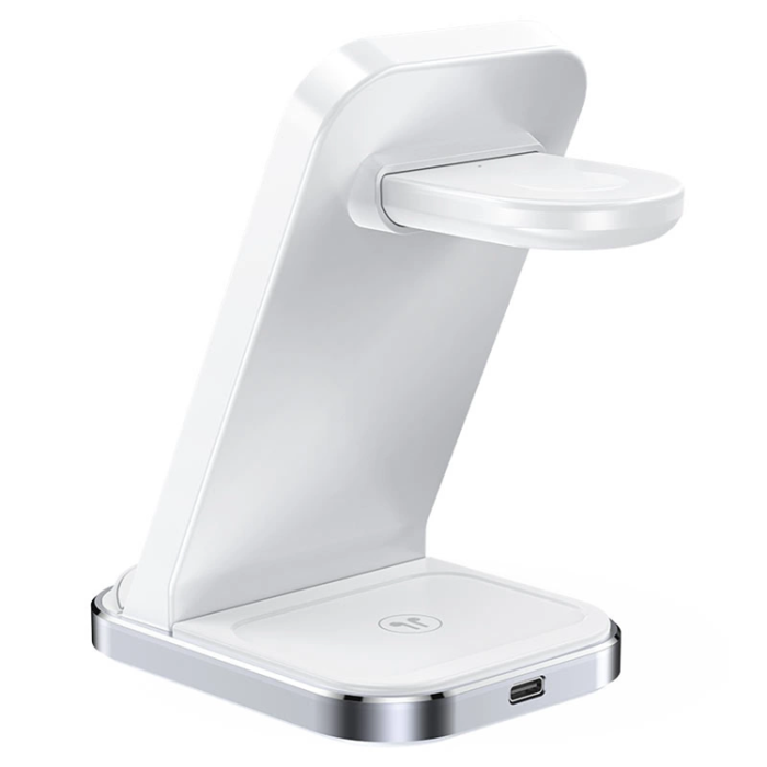 Acefast - Acefast 3-in-1 Trådlös Laddare iPhone, Apple Watch, AirPods - Vit