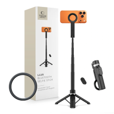 Tech-Protect - Tech-Protect Tr&aring;dl&ouml;s Selfie Stick Tripod Magsafe L11S - Svart