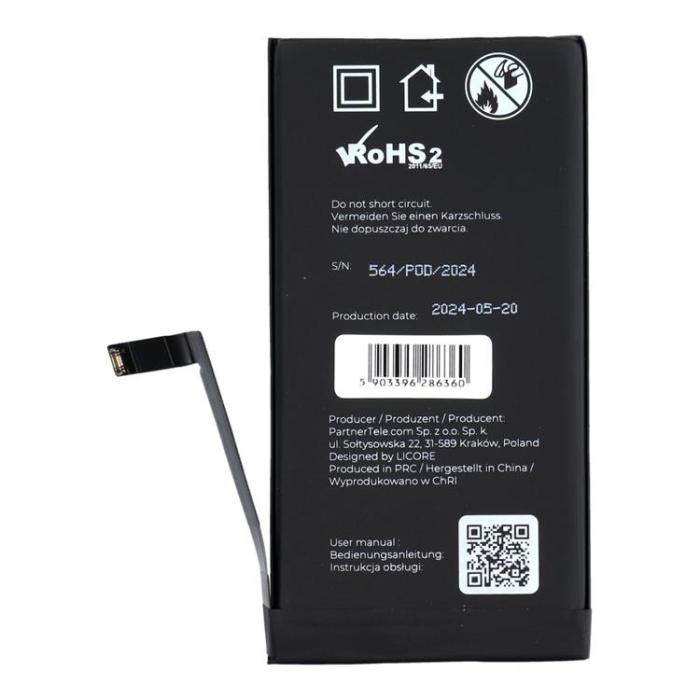 OEM - iPhone 14 Plus Batteri 4325mAh Licore