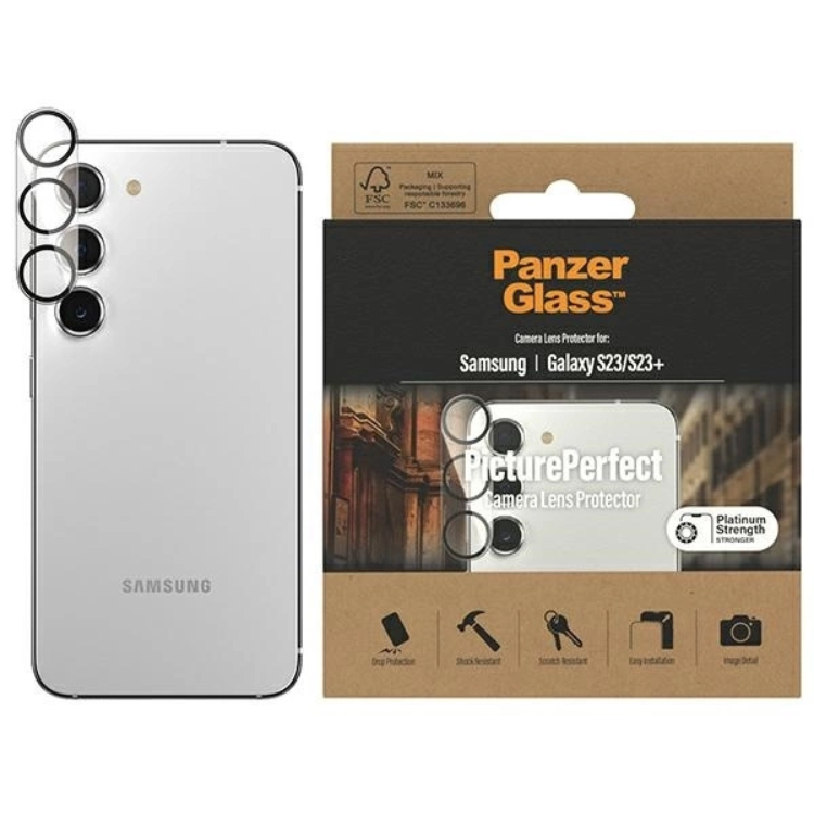 Panzer Galaxy S23/S23 Plus Kameralinsskydd Härdat Glas Picture Perfect | 5468 | AlltMobil