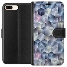 Gustaf - Pl&aring;nboksfodral till Apple iPhone 8 Plus med Cyklon