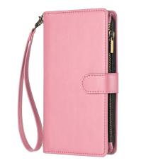 OEM - Samsung Galaxy A57 Pl&aring;nboksfodral Konstl&auml;der St&ouml;d Skydd - Rosa