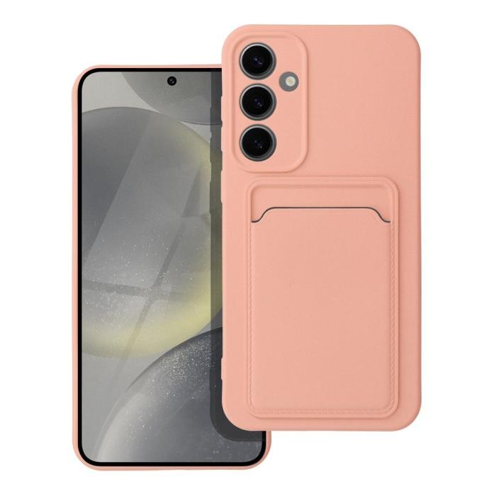 OEM - Galaxy S23 FE Mobilskal Korthållare - Rosa