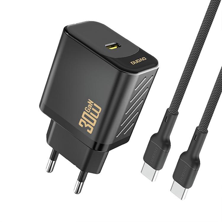 Dudao Snabbladdare USB-C PD 30W GaN med USB-C Kabel A27PCEU - Svart | 505295 | AlltMobil