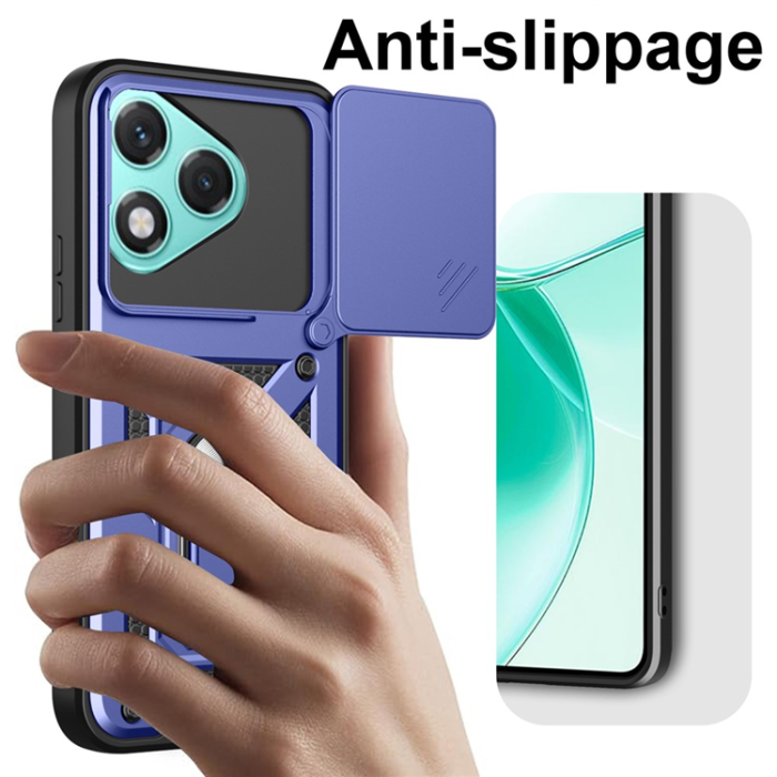 A-One Brand - Honor 400 Lite 5G Mobilskal Kickstand - Blå