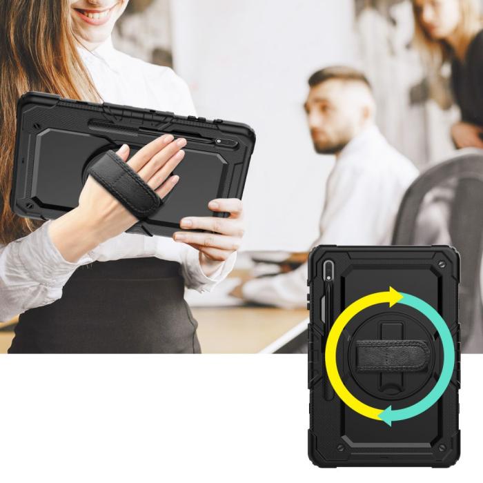 Tech-Protect - Tech-Protect Galaxy Tab S7 Plus/S8 Plus/S7 FE Skal - Svart