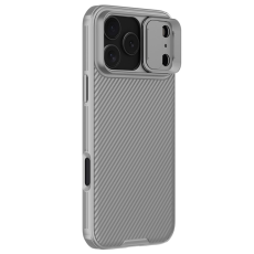 Nillkin - NILLKIN iPhone 17 Pro Max Mobilskal Slide Kamera Lid - Grå