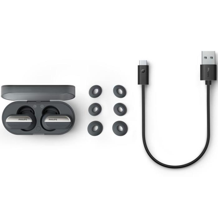 Philips - PHILIPS True Wireless Hörlurar med Brusreducering Pro - Svart