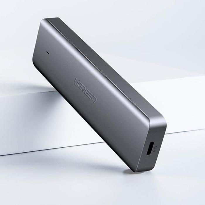 Ugreen - Ugreen USB HUB - 4x USB 3.2 Gen 1 med Mikro-USB-Strömport - Grå