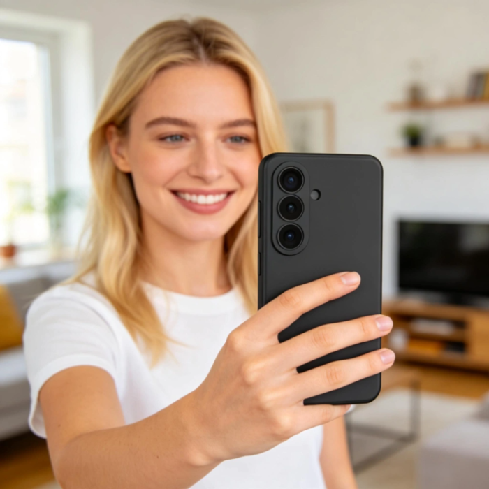 Tech-Protect - Tech-Protect Mobilskal För Galaxy S26 Magsafe Silikon - Svart