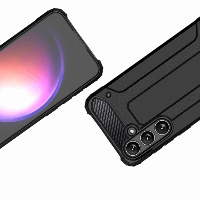 OEM - Galaxy S25 Mobilskal Hybrid Armor - Svart