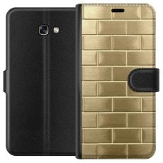 iSecrets - Pl&aring;nboksfodral till Samsung Galaxy A3 (2017) med Gyllene Murstenar