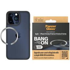 PanzerGlass - PanzerGlass Bang ON MagSafe Ring f&ouml;r iPhone 12/13/14/15 (1189) &ndash; Svart