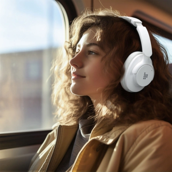 Tronsmart - Tronsmart Over-Ear Trådlösa Hörlurar Hybrid ANC SOUNFII Q20S - Vit