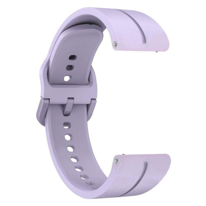 OEM - Galaxy Watch 6 Classic (43mm) Armband Silikon - Lila
